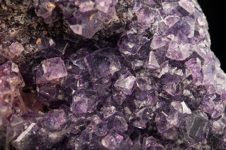 RHODOCHROSITE with FLUORITE